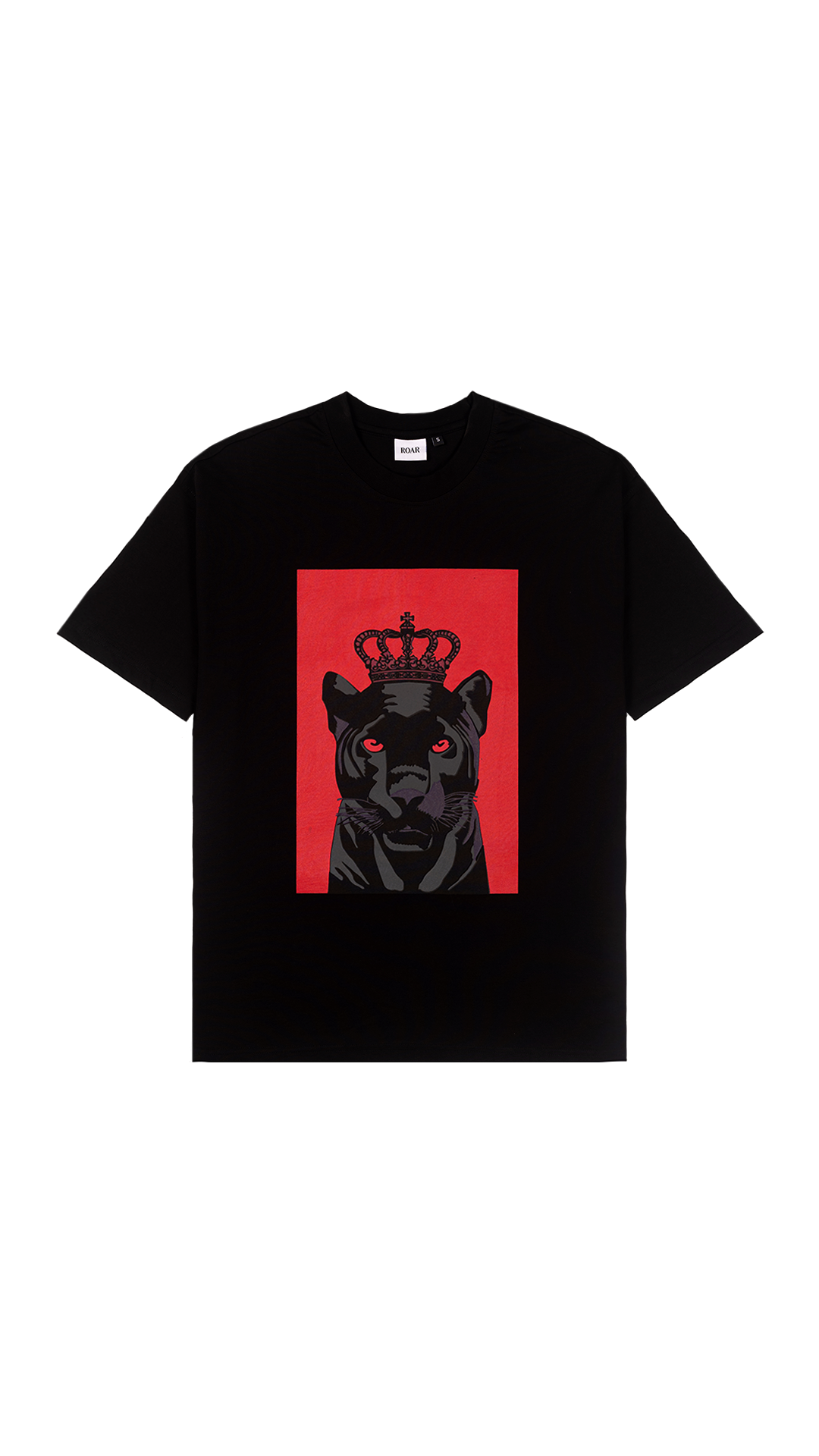 Crowned Panther Cotton Jersey T-Shirt