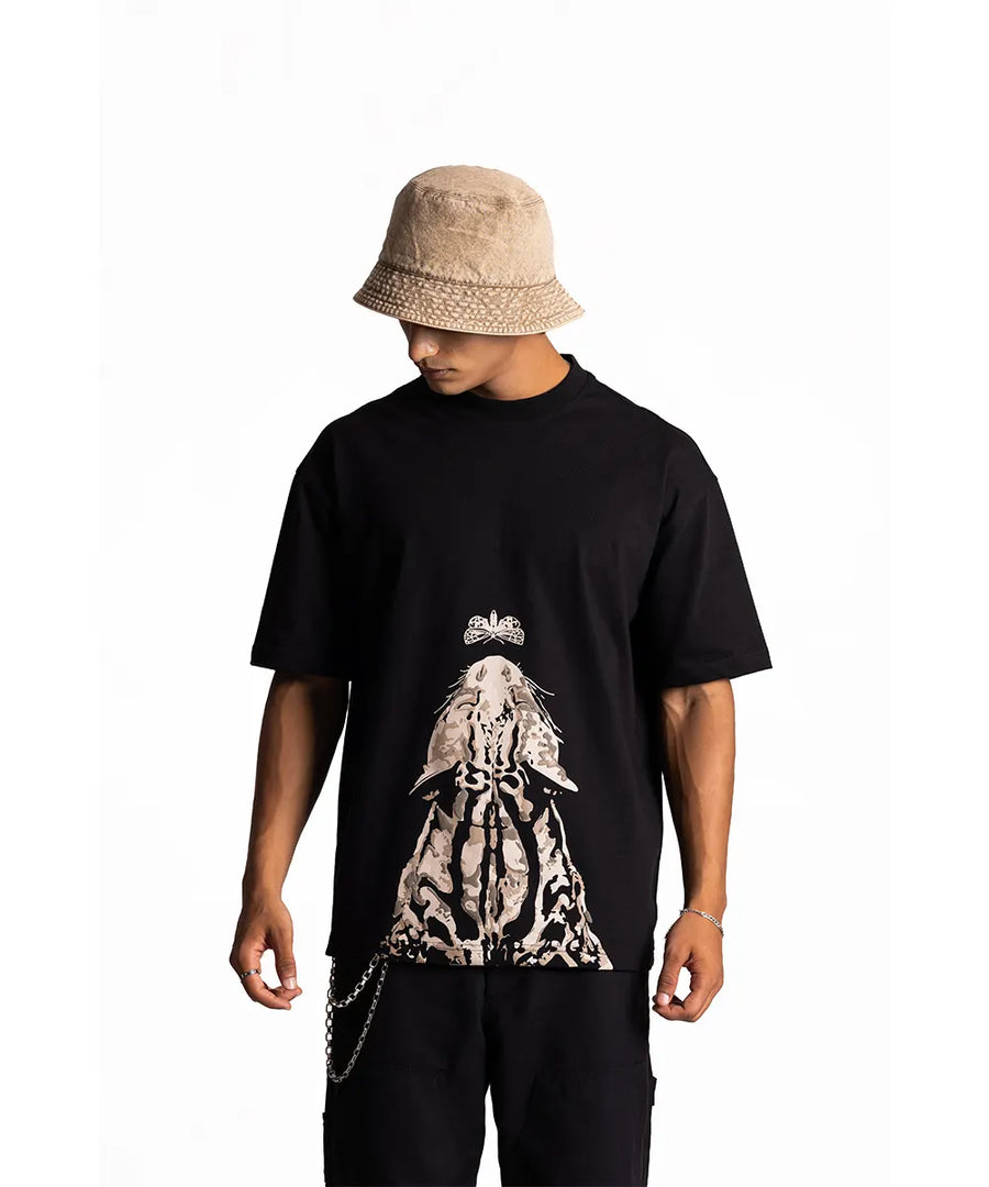 Fly-Leopard Cotton Jersey T-Shirt