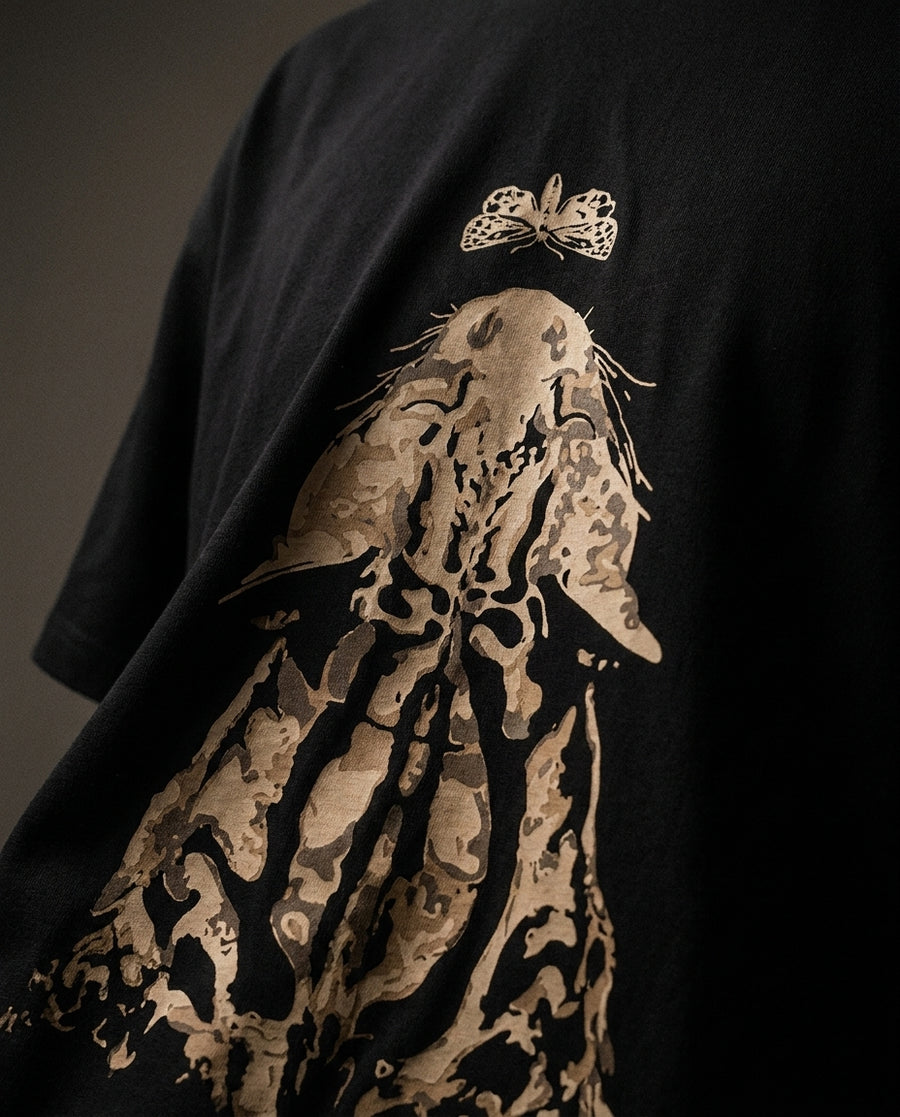 Fly-Leopard Cotton Jersey T-Shirt